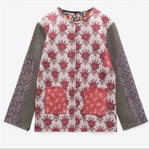 Reversible quilted hacket